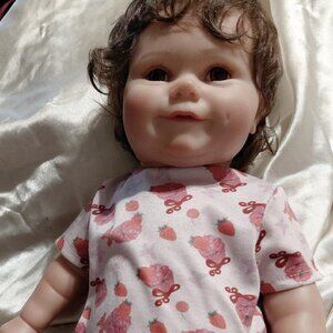 18" Reborn Medium Complexion Girl Baby Doll